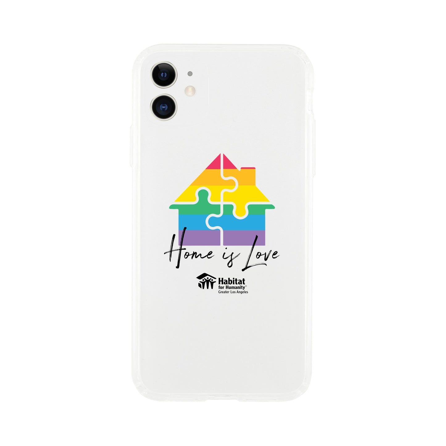 "El hogar es amor" Estuche transparente