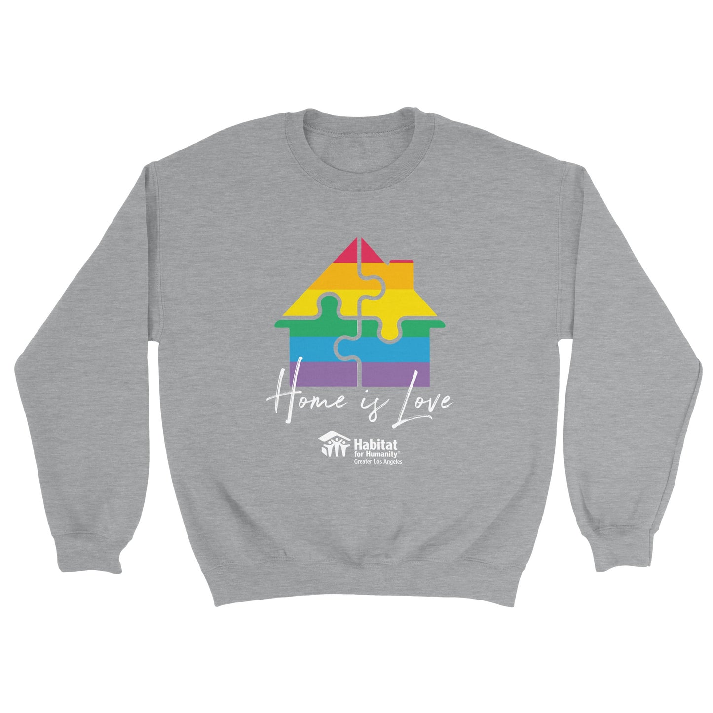 "Home is Love" Classic Unisex Crewneck Sweatshirt