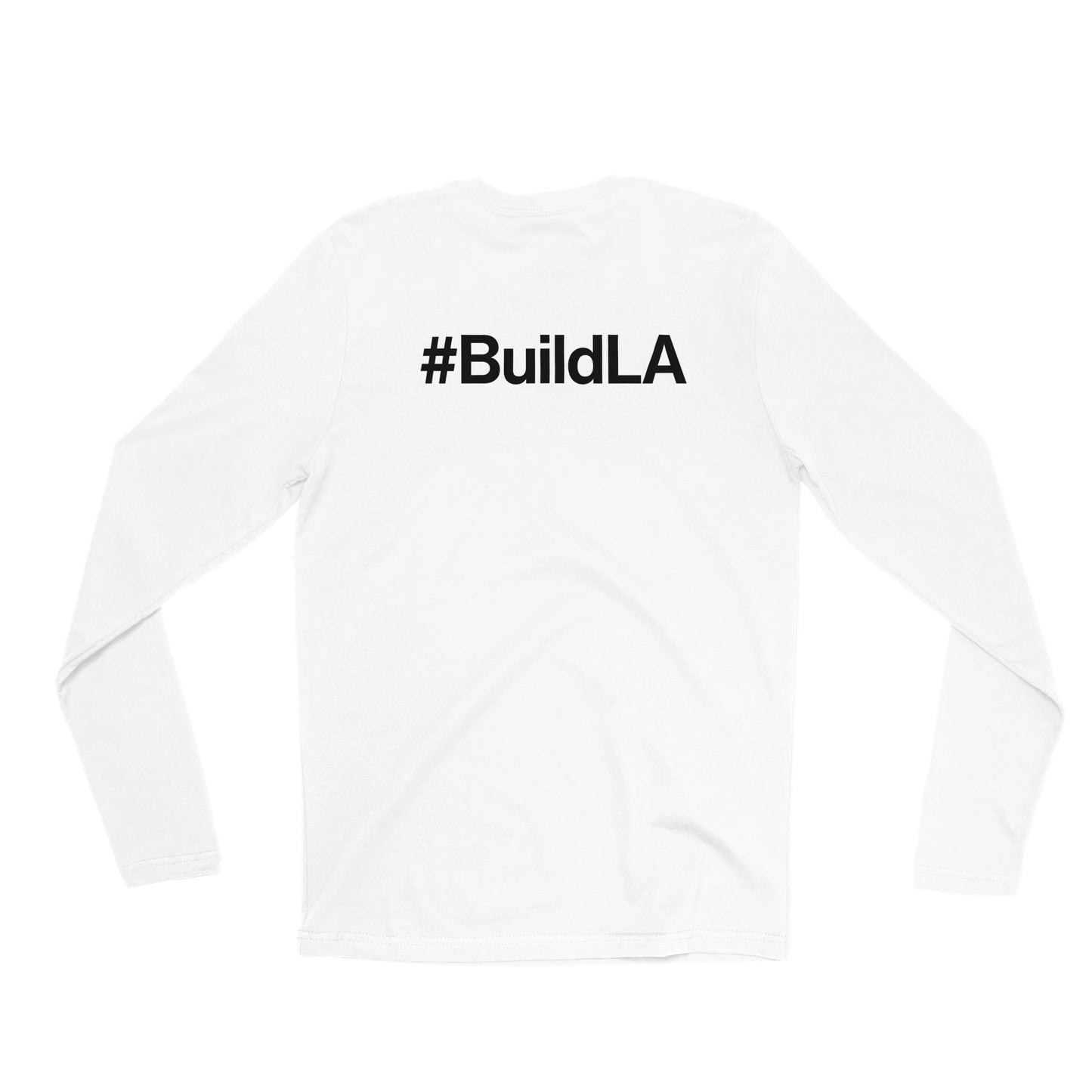 Camiseta de manga larga unisex premium "Home is Love" (Blanco)