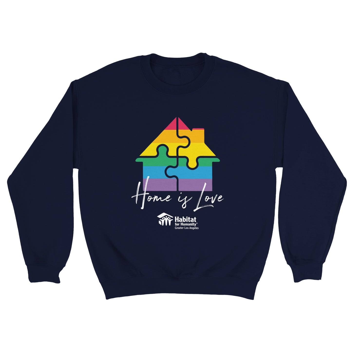 "Home is Love" Classic Unisex Crewneck Sweatshirt