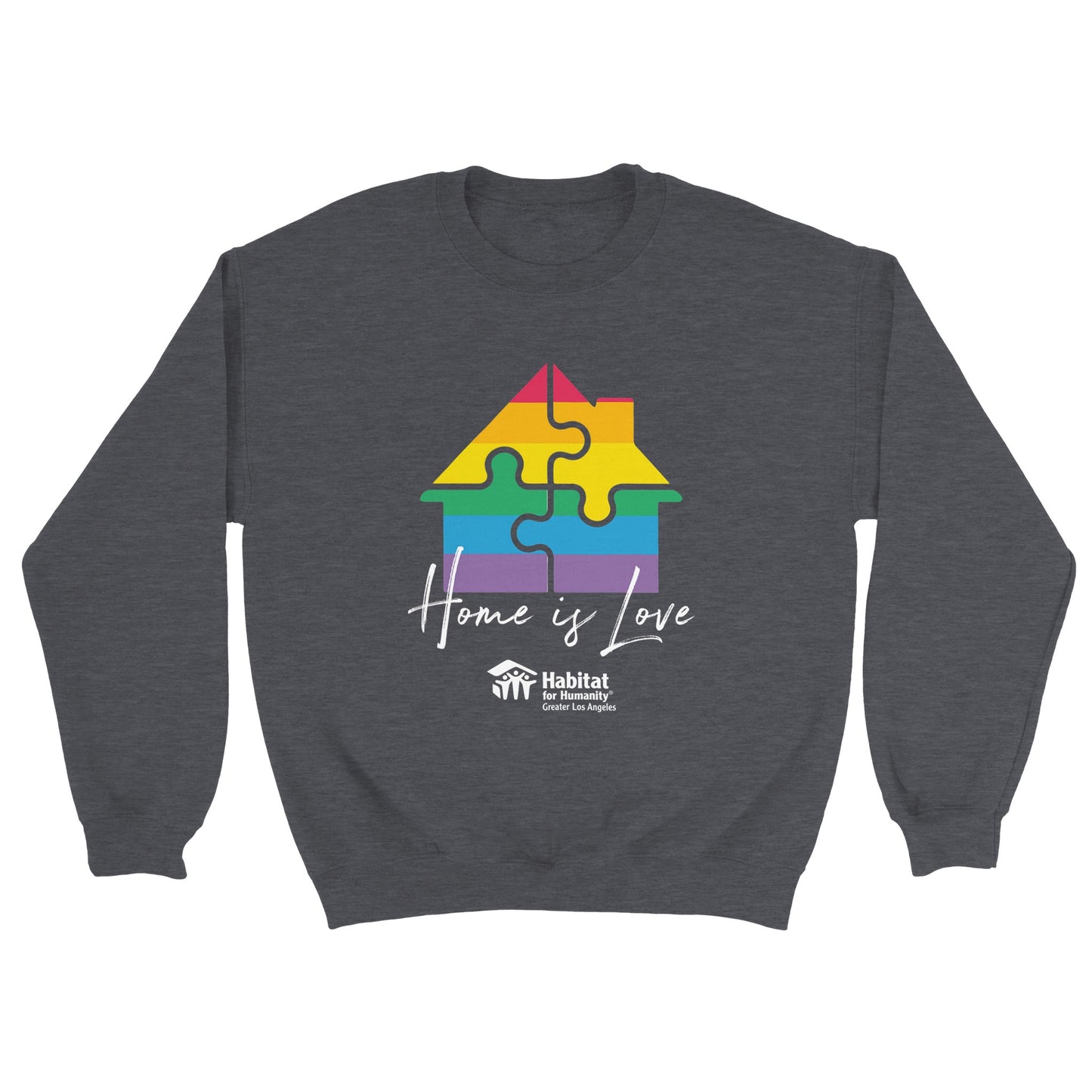 "Home is Love" Classic Unisex Crewneck Sweatshirt