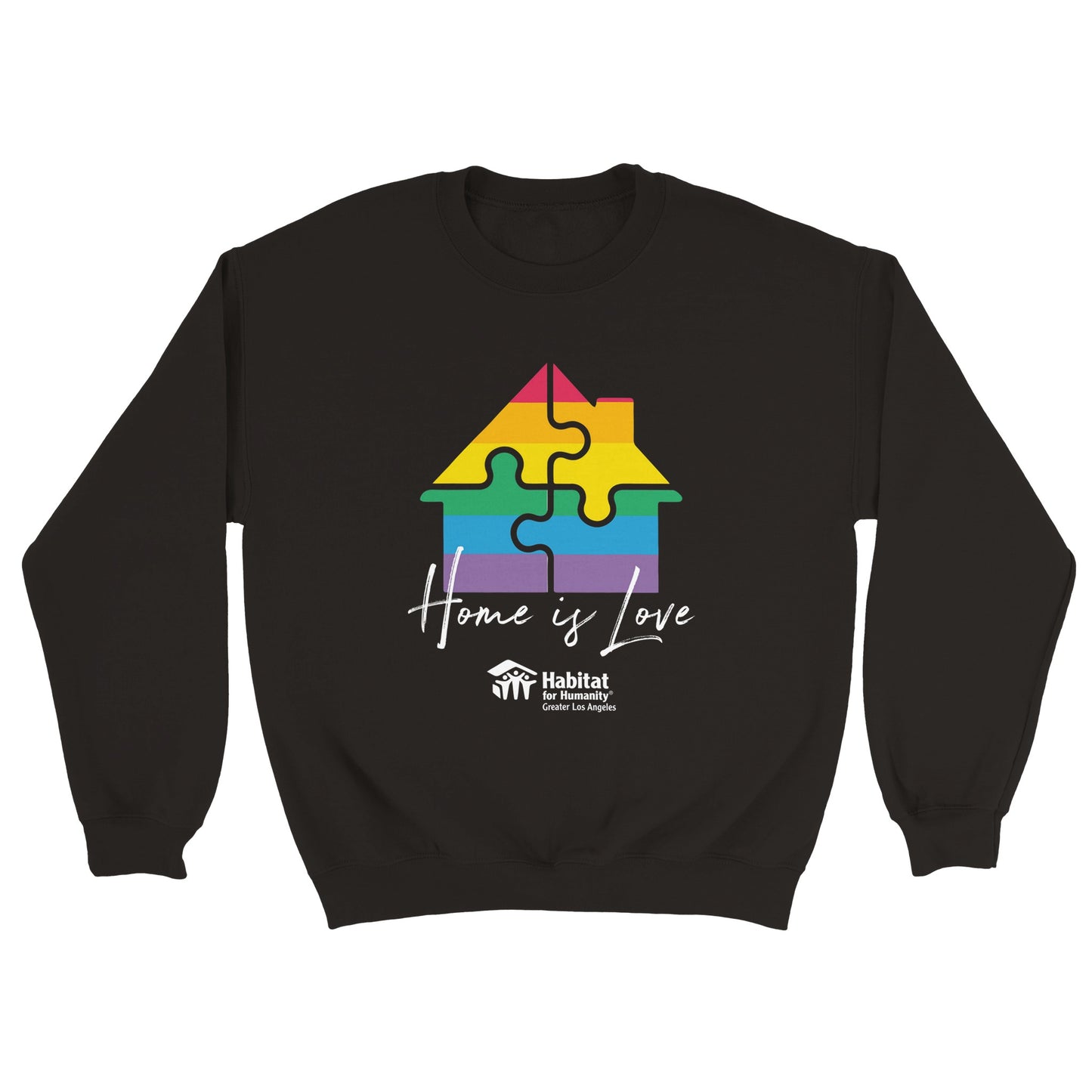"Home is Love" Classic Unisex Crewneck Sweatshirt