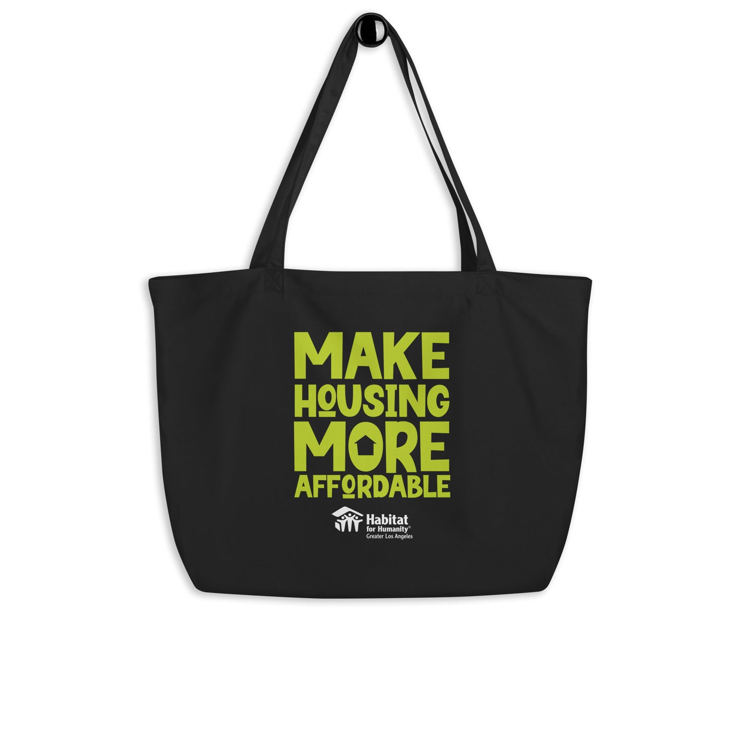 MHMA Large Organic Tote - Green