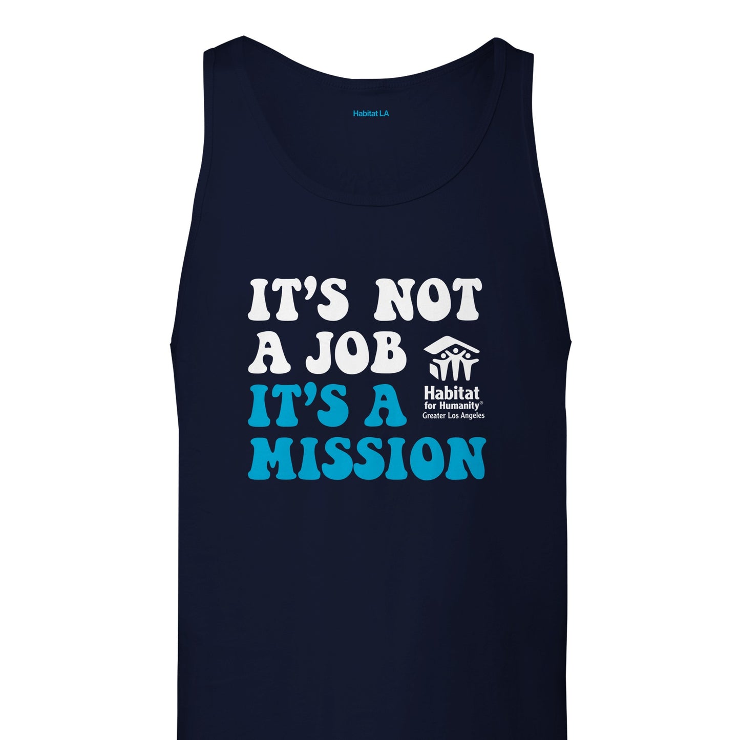 Camiseta sin mangas unisex premium "Es una misión"