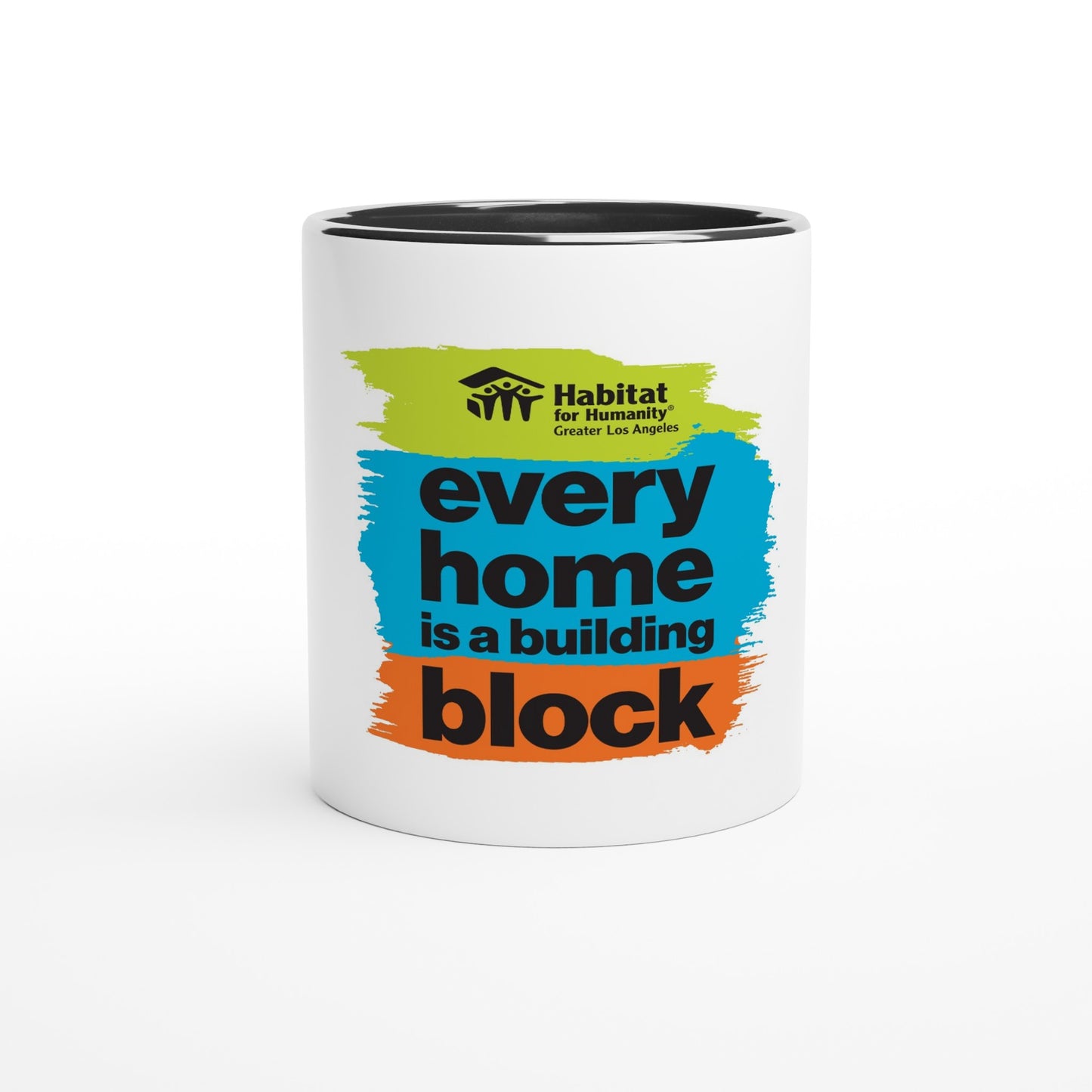 "Every Home" White 11oz. Ceramic Mug with Color