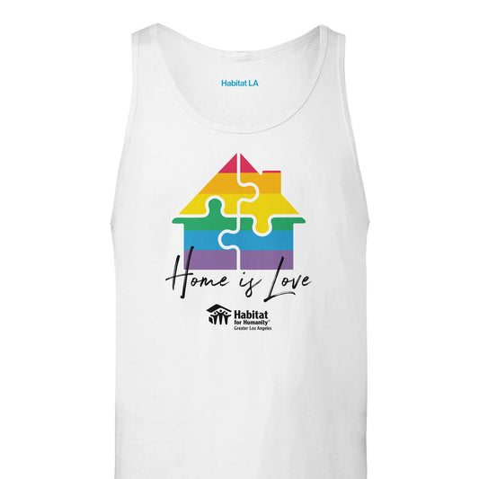 Camiseta sin mangas unisex premium "El hogar es amor"