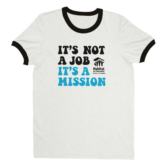 Camiseta con timbre unisex "Es una misión" 