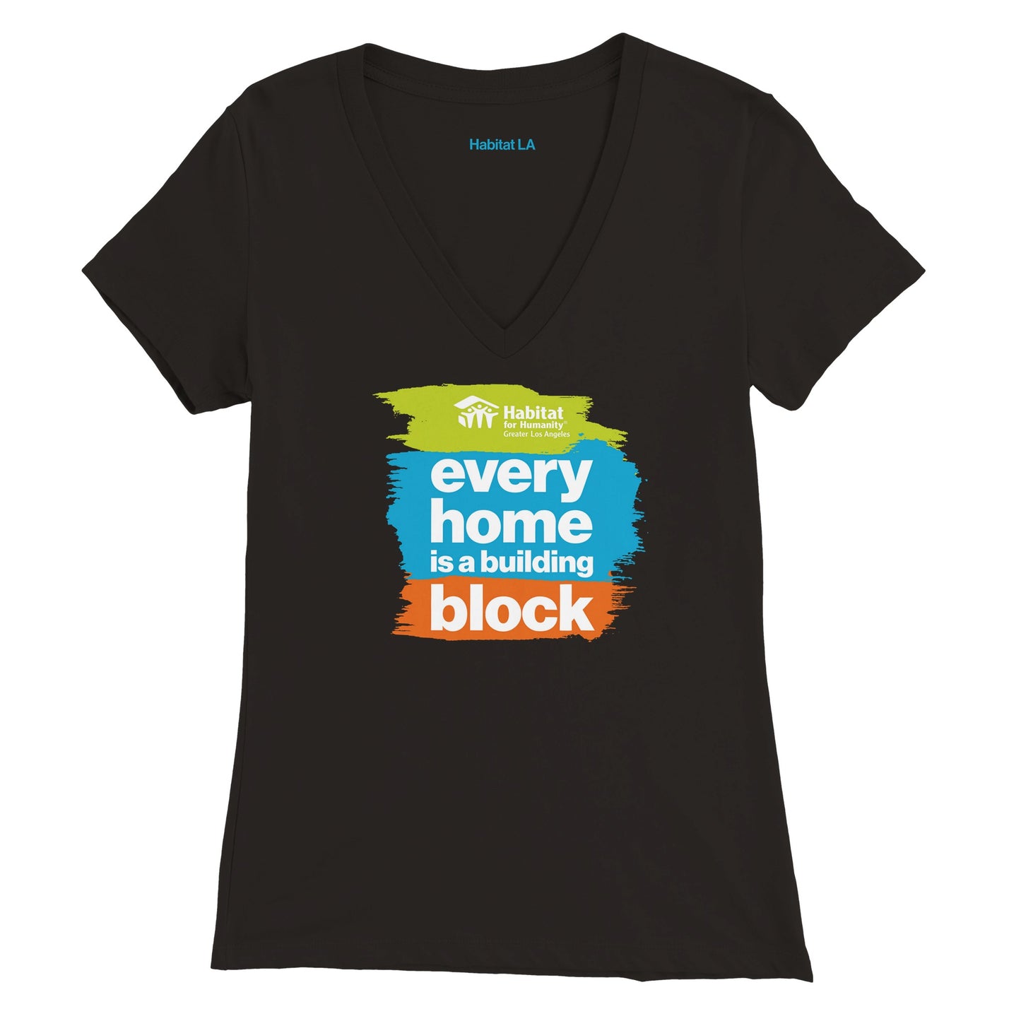"Every Home" Premium Womens V-Neck T-shirt