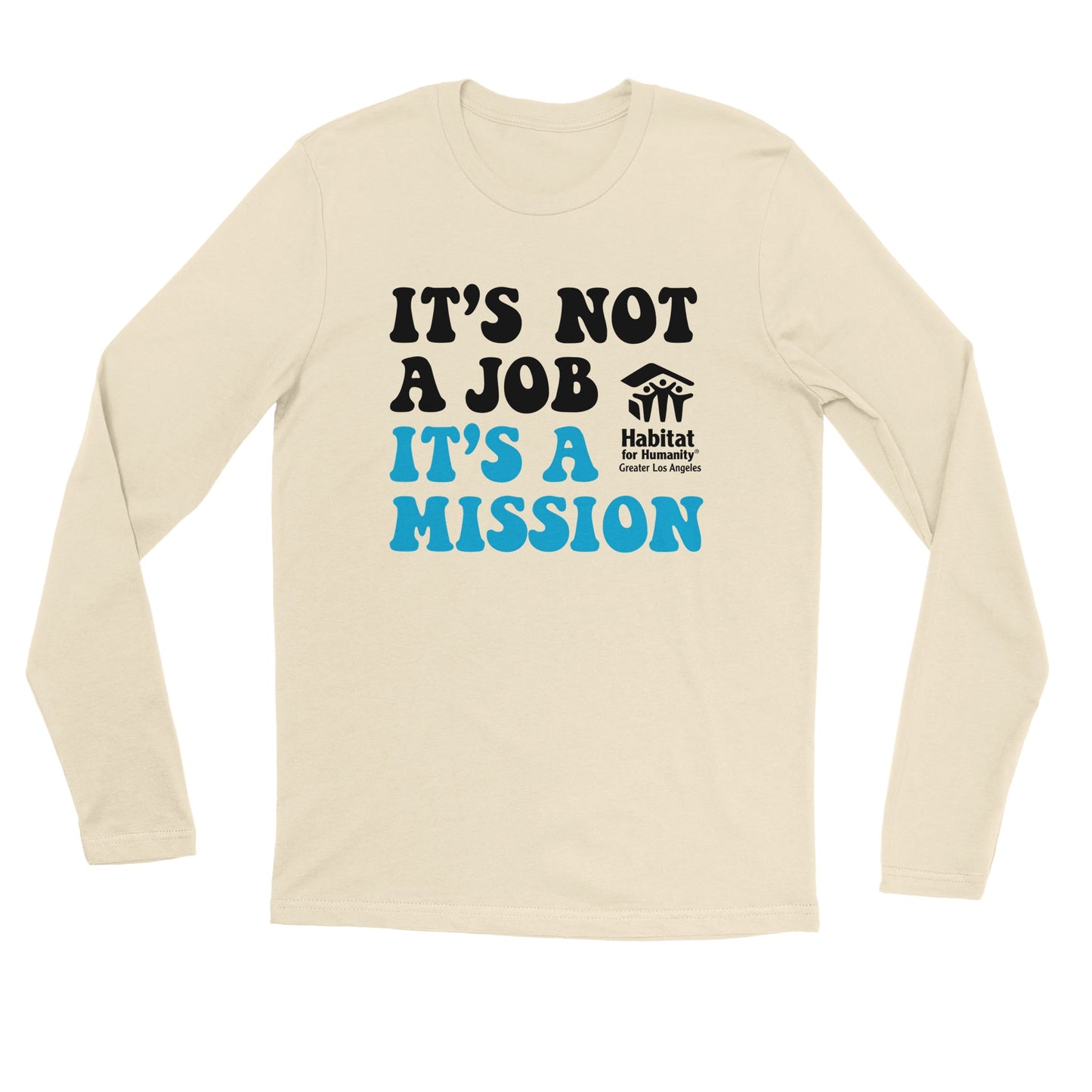 Camiseta premium unisex de manga larga "Es una misión"