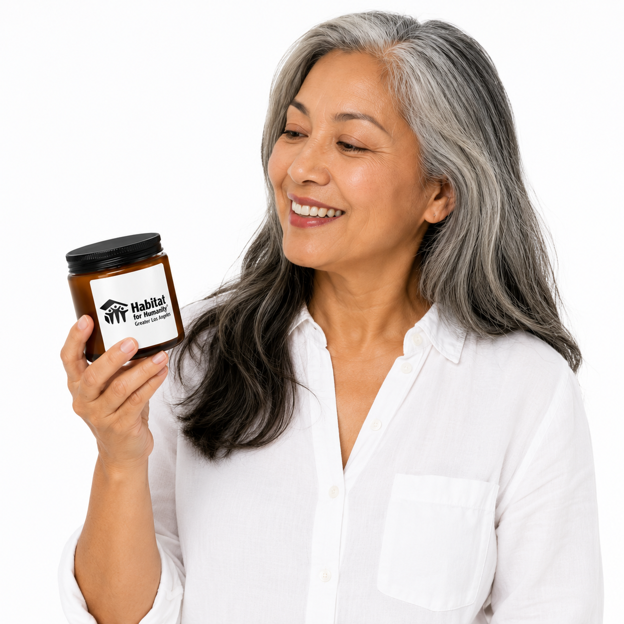 Habitat LA Amber jar soy candle