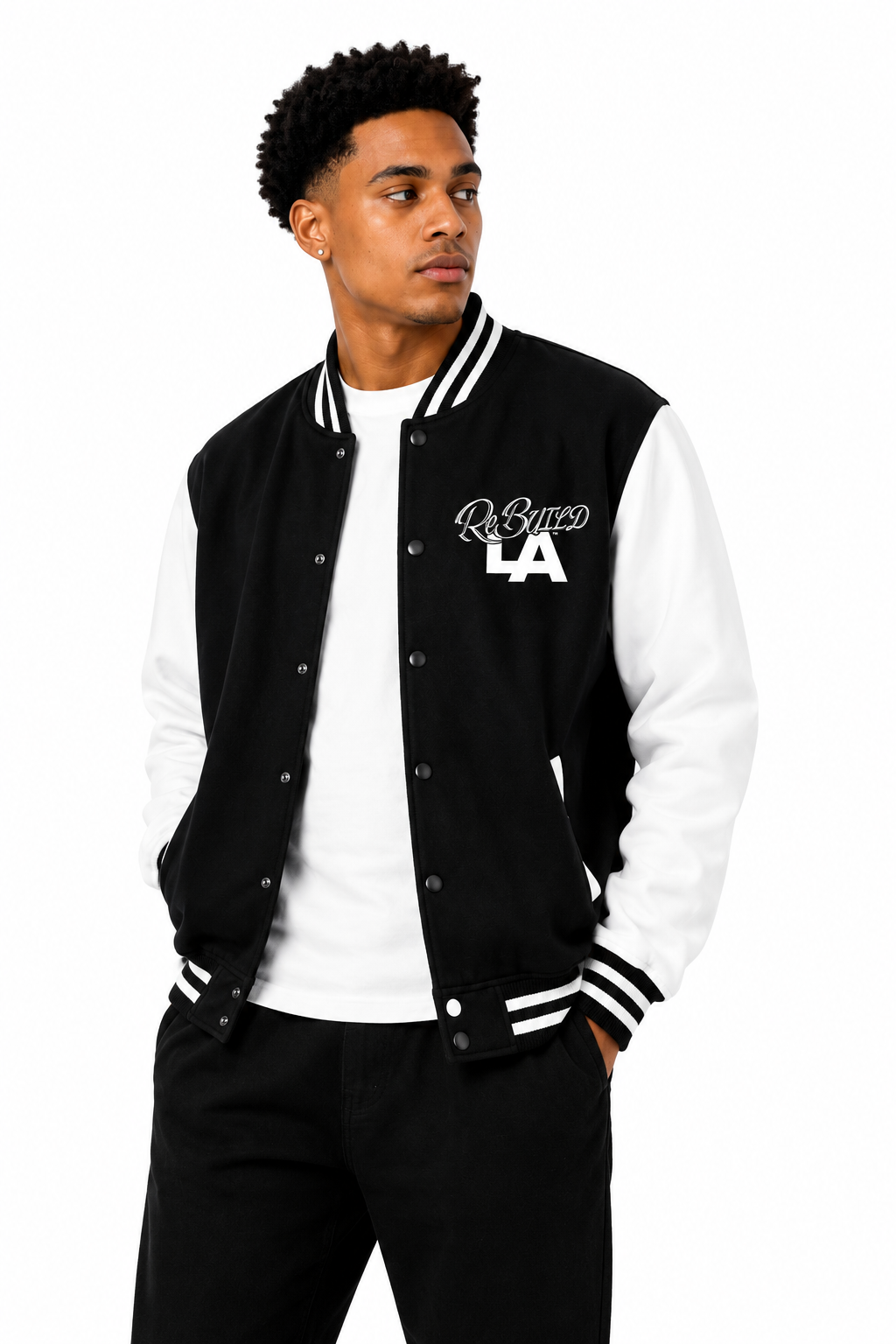 ReBUILD LA Letterman jacket