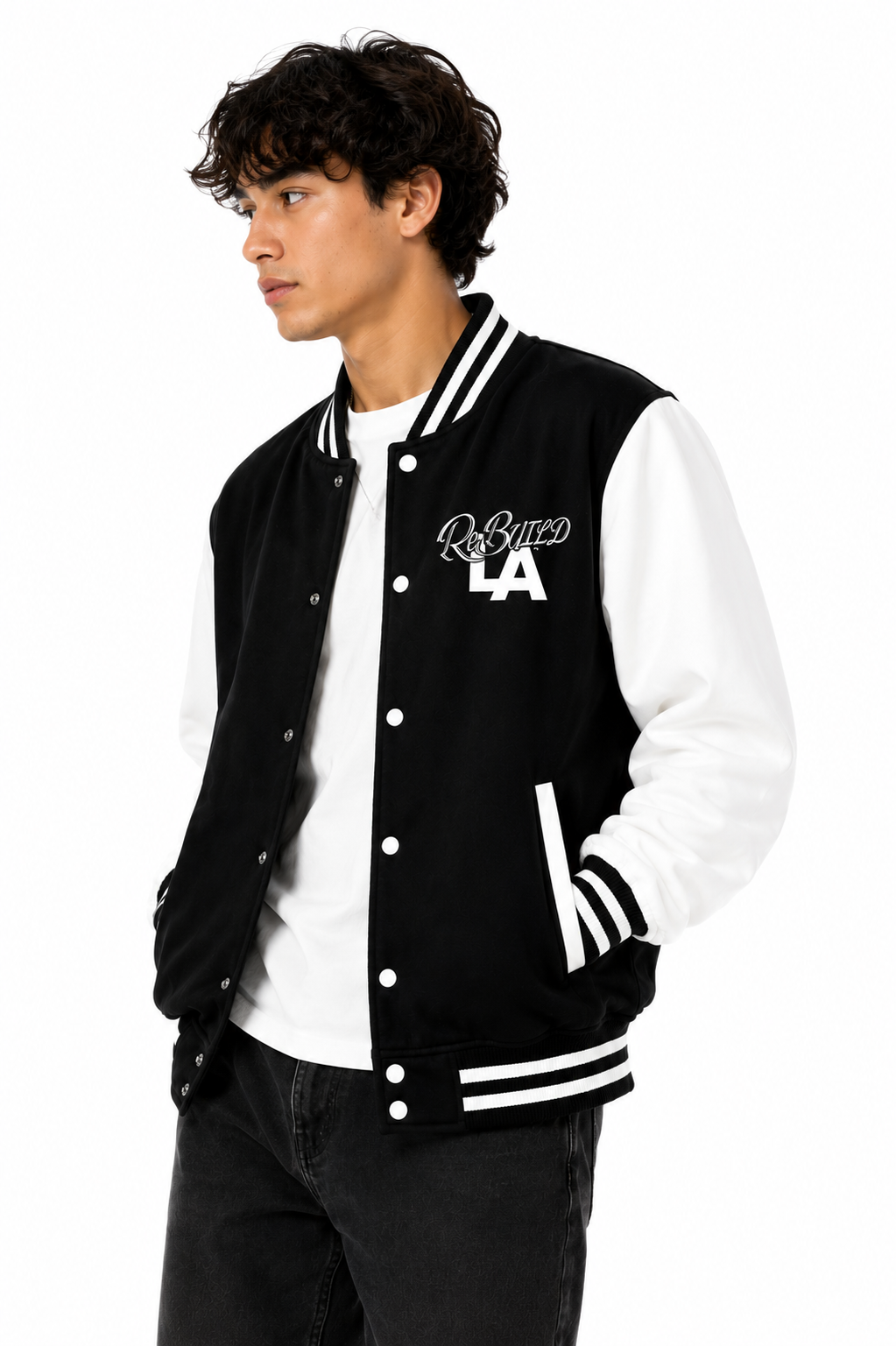 ReBUILD LA Letterman jacket