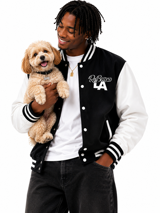 ReBUILD LA Letterman jacket